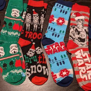 Star Wars Christmas Socks Brand New (NWOT)